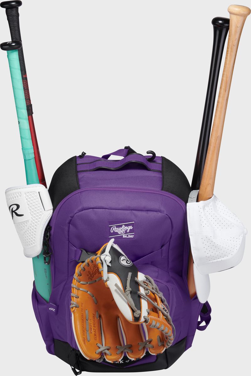 Rawlings Journey Players Backpack, Purple