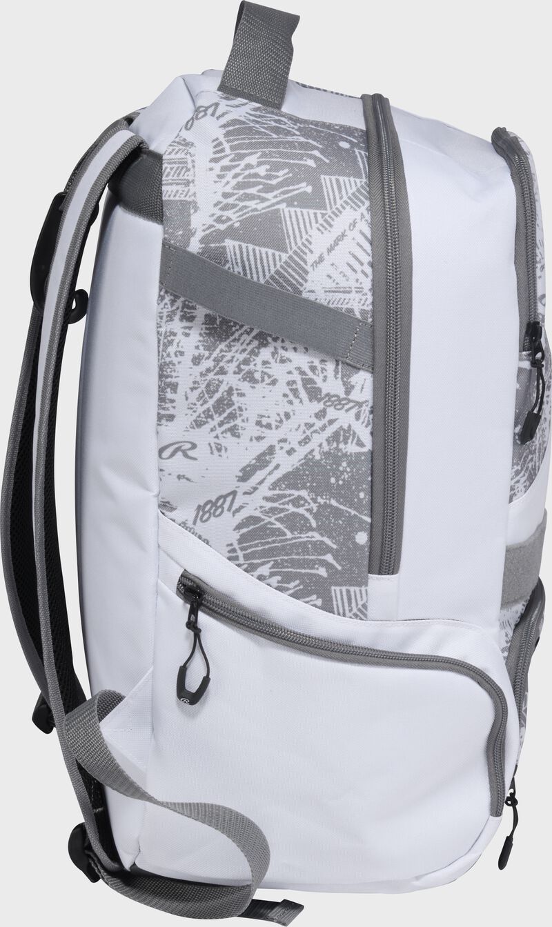 Rawlings Gamer Series Backpack, White