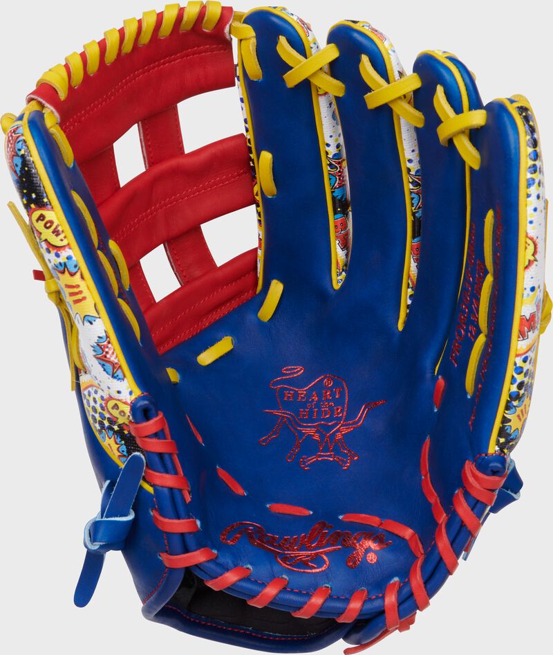 12.75-inch Rawlings Heart of the Hide ColorSync 9.0 Comic Outfield Glove