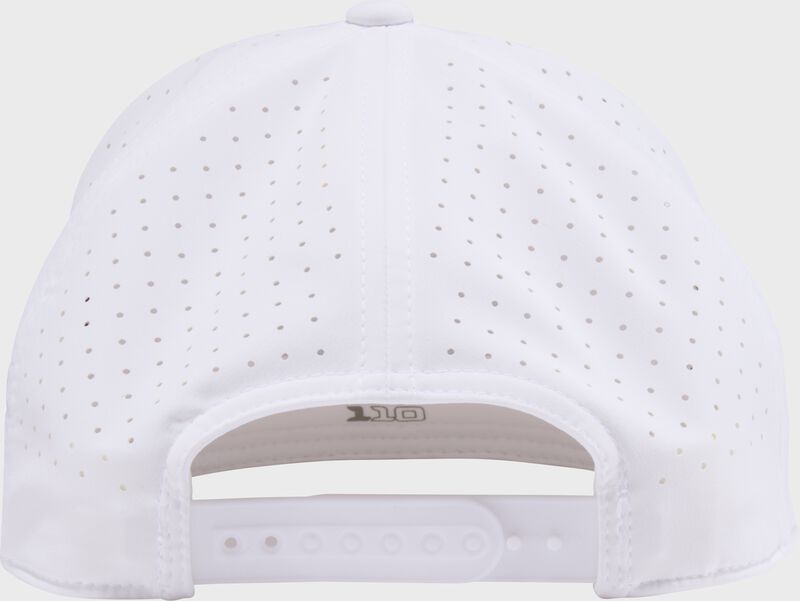 Rawlings White Performance Curved Bill Snapback Hat