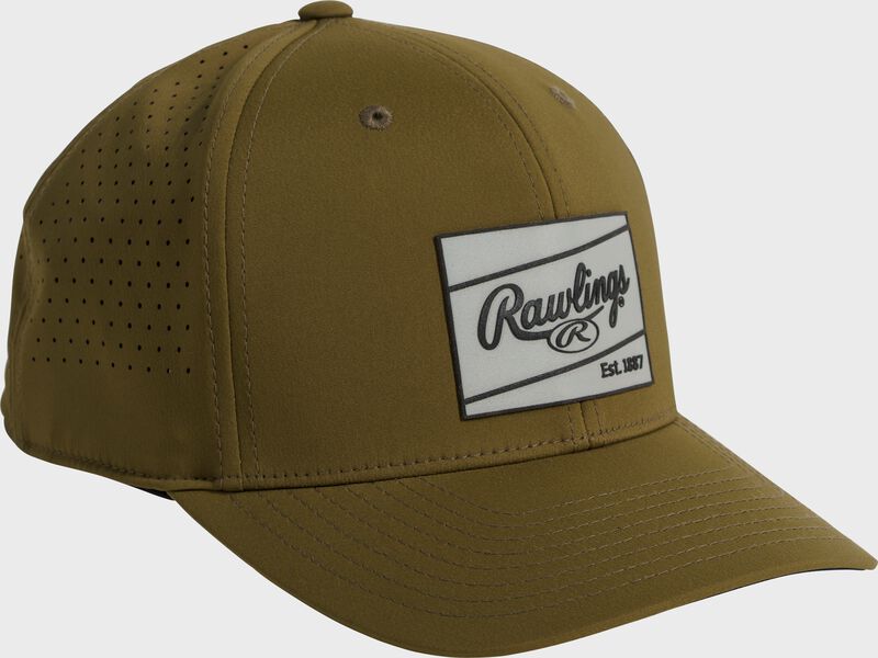 Rawlings Performance Snapback Hat, Military Green