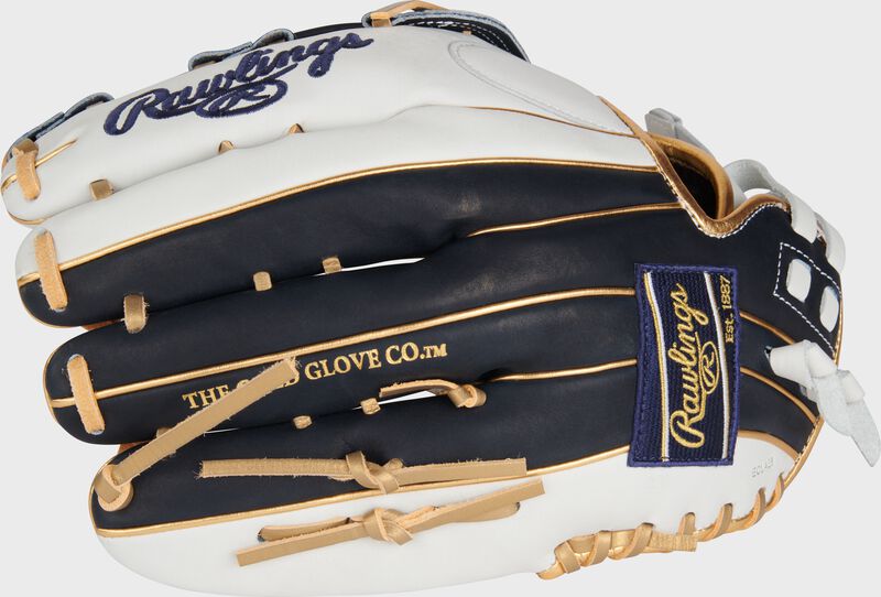 Liberty Advanced Color Series 12.75 in Outfield Glove, White/Navy, Left loading=