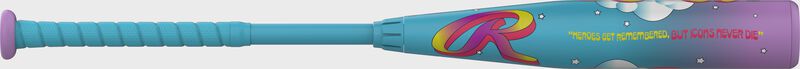 Rawlings Icon Fest Light Blue USSSA Baseball Bat, -10, 31 in