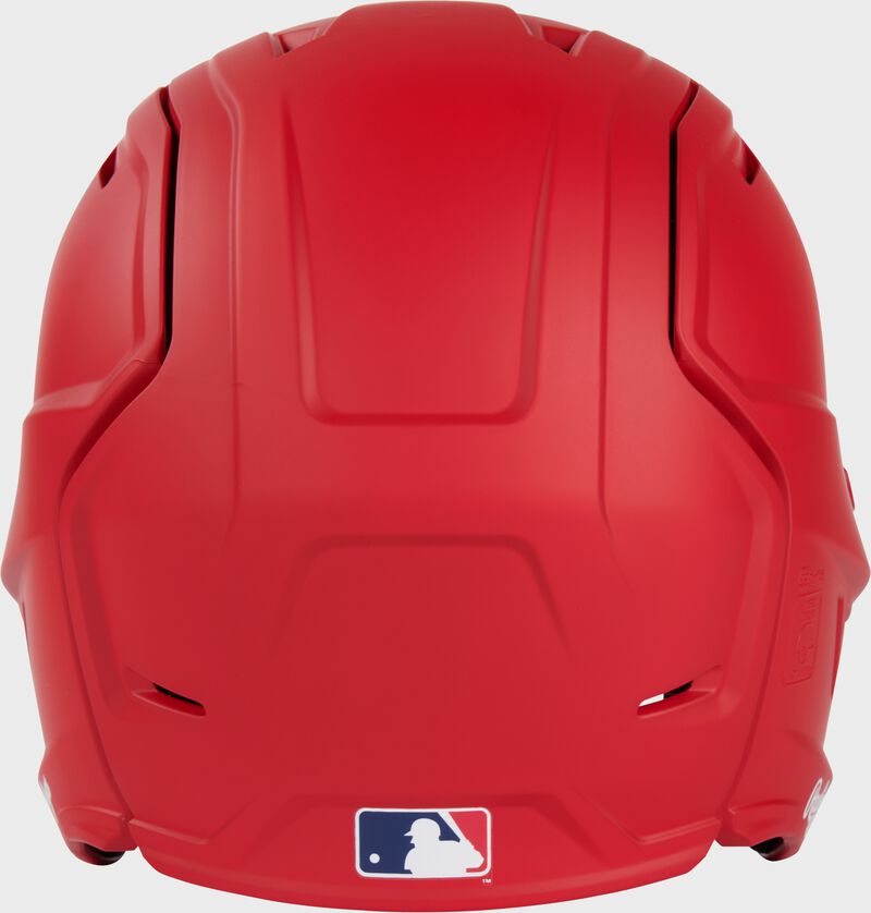 Rawlings Mach Fit Baseball Batting Helmet, Scarlet
