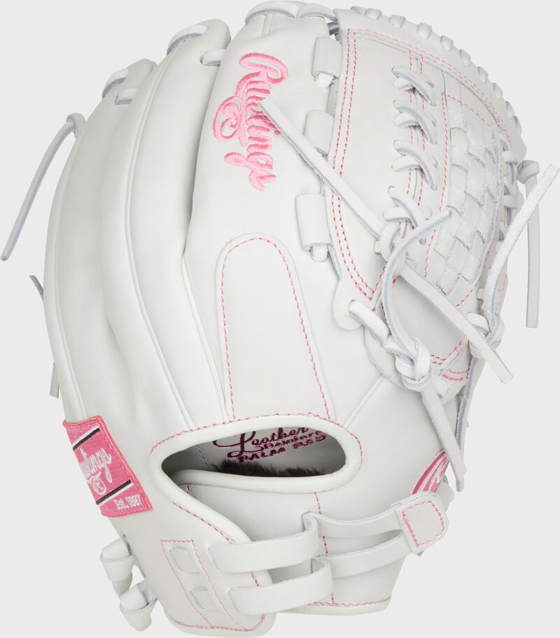 Liberty Advanced Color Series 12.5 in Fastpitch Glove, White/Pink, Left loading=