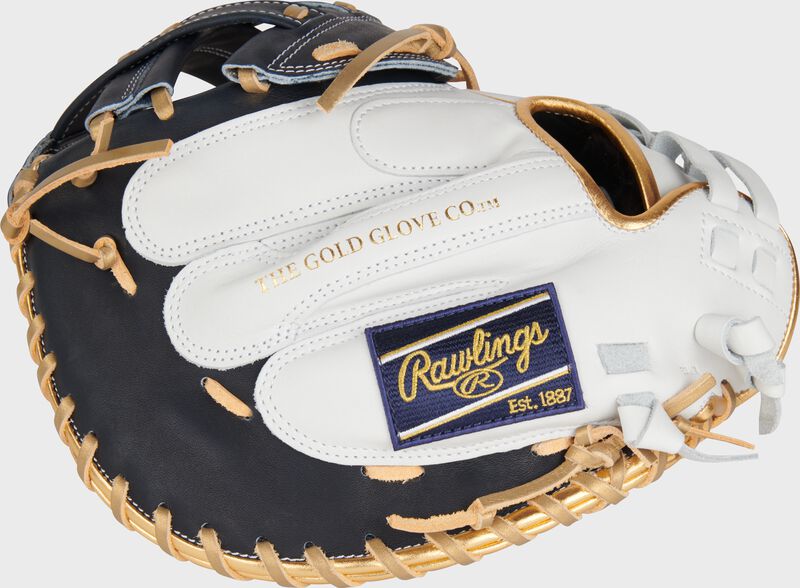 Liberty Advanced Color Series 34 in Catcher's Mitt, White/Navy, Right loading=