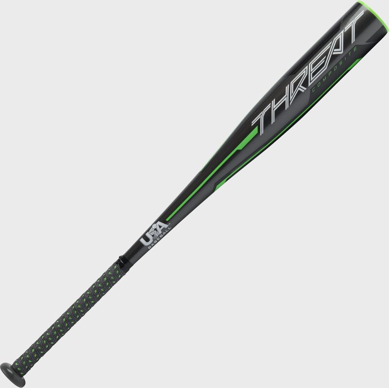 A black Threat -12 USA baseball bat - SKU: USDT12 loading=