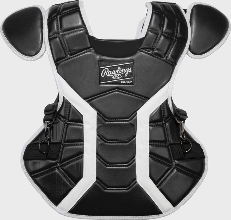 A black Mach Pro Series chest protector