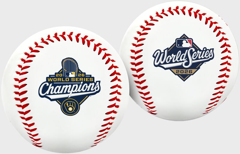2026 Milwaukee Brewers World Series Champions White Replica Baseball
