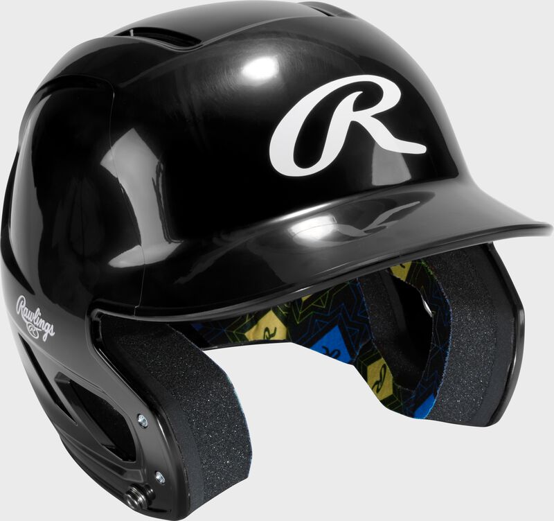 Rawlings CoolFlo Max Youth Batting Helmet, Black, M/L