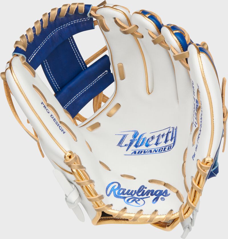 Liberty Advanced Color Series 11.75 in Infield Glove, White/Royal, Right loading=