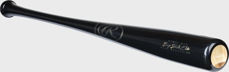 Angled view of a 2021 Big Stick Elite 110 Composite Wood bat - SKU: 110CMB loading=