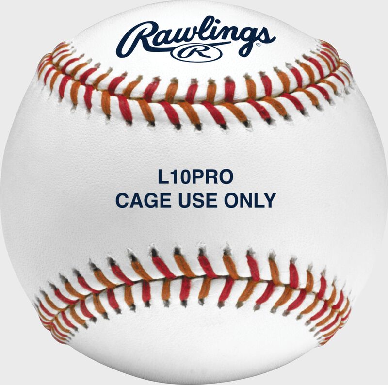 A Rawlings L10PRO Pro Level batting cage baseball loading=