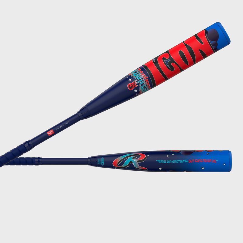Rawlings Icon Fest Navy -3 BBCOR Baseball Bat, 34 in