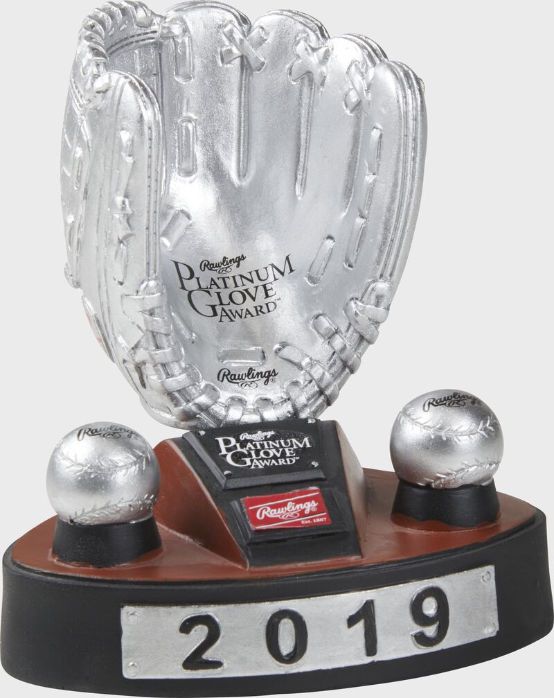 2019 Rawlings Platinum Glove Award Bobble Trophy loading=