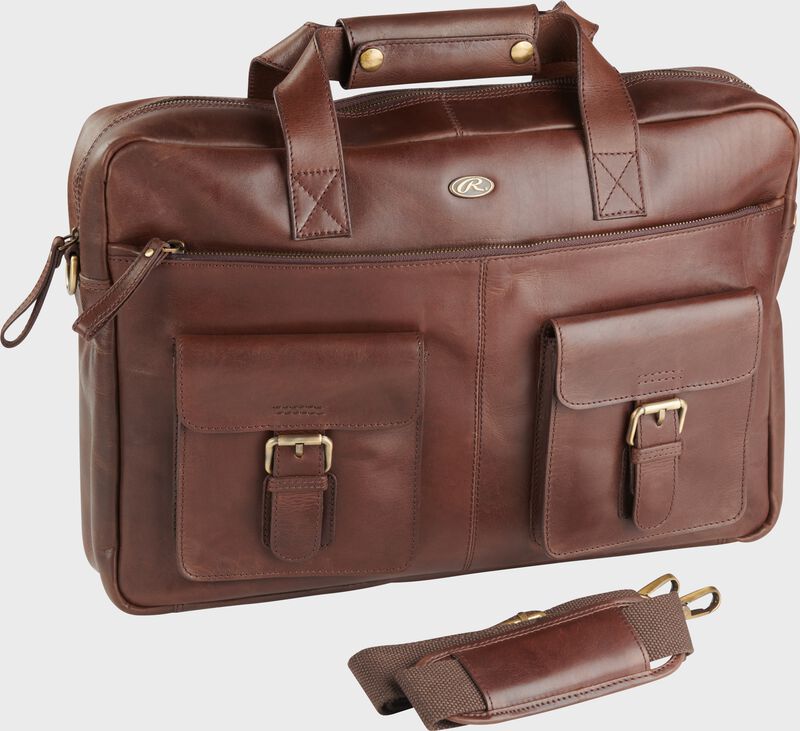 Ace Leather Messenger Bag | Brown