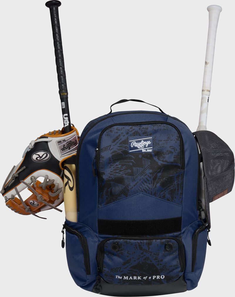 Rawlings Gamer Series Backpack, Navy