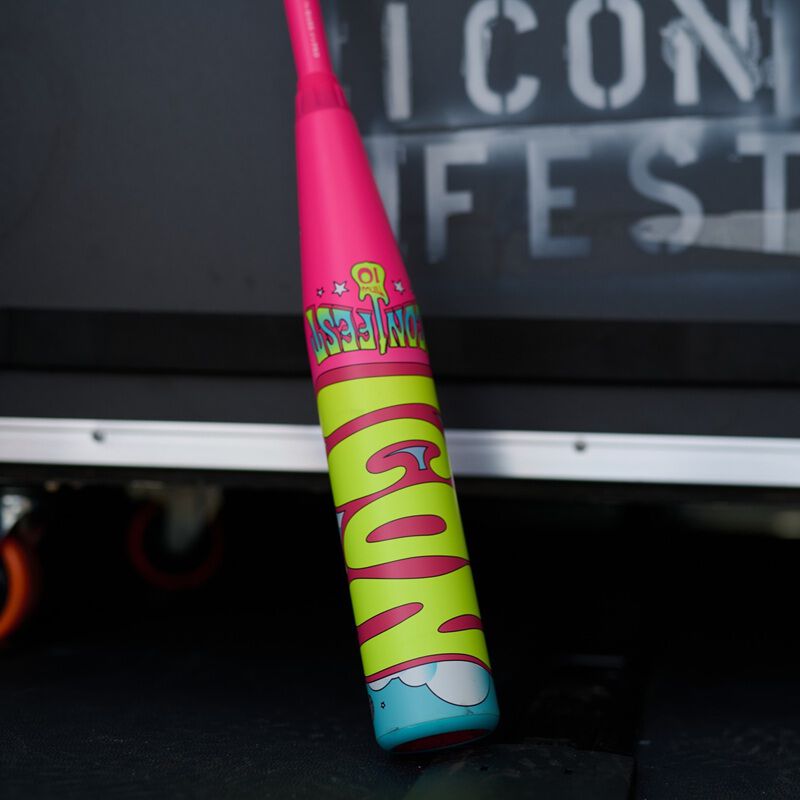 Rawlings Icon Fest Pink USA Baseball Bat, -10, 27 in