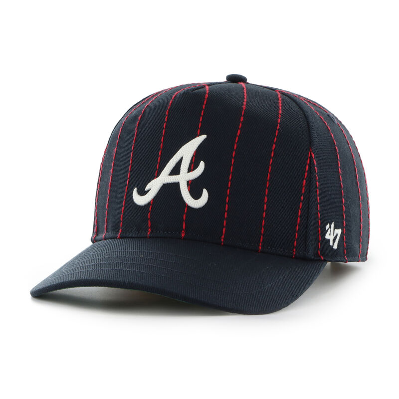 Atlanta Braves Rawlings '47 Brand Pinstripe Hitch Hat