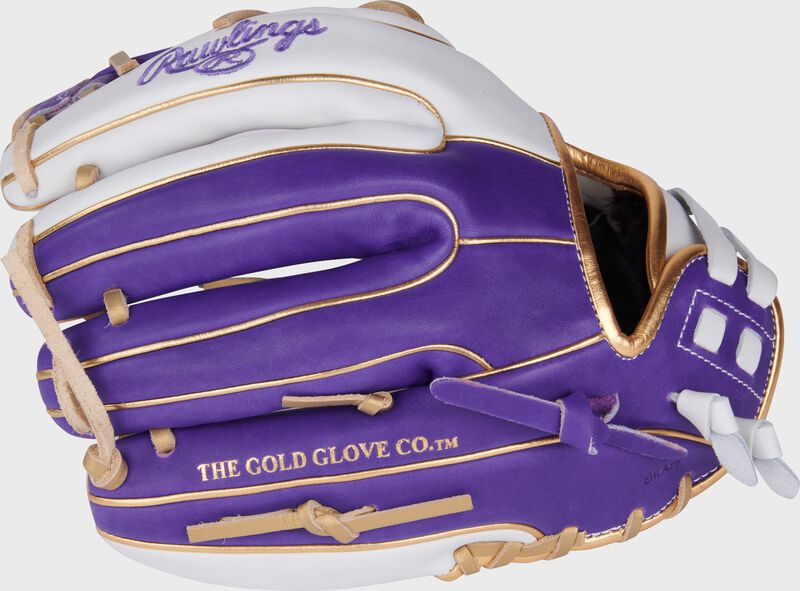 Liberty Advanced Color Series 11.75 in Infield Glove, White/Purple, Right loading=