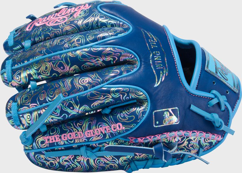 Rawlings Exclusive Holographic Geoprint 11.5 Inch Infield Glove, Right Hand Throw